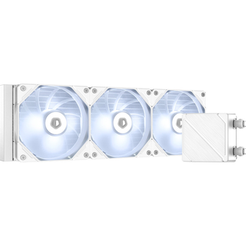 Система водяного охлаждения ID-Cooling Dashflow 360 Basic 4-pin 3-fans 360mm 350W White (DASHFLOW 360 BASIC WHITE)
