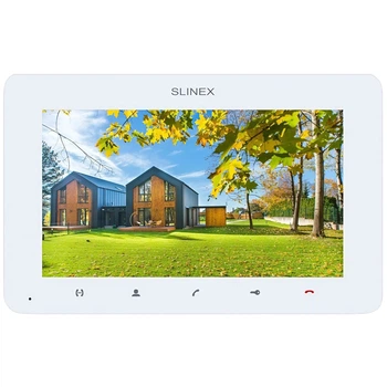 Відеодомофон з кольоровим дисплеєм Slinex SM-07 7" TFT 16:9 1024×60 Білий (99-00012649)