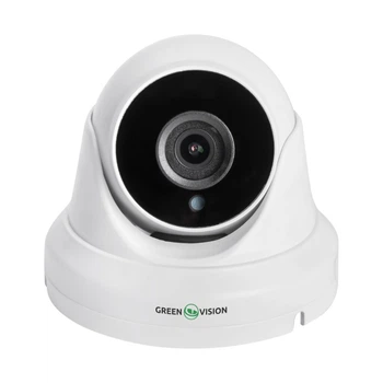 Зовнішня IP-камера відеонагляду GreenVision GV-163-IP-FM-DOA50-20 POE 5MP (Lite) IP67 купольна Білий