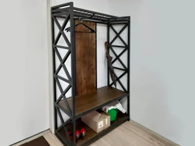 Вешалка для прихожей в стиле лофт EcoLoft IN-2470