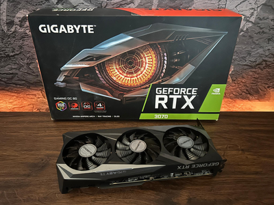 Відеокарта GIGABYTE GeForce RTX 3070 8GB Gaming OC GDDR6 Б/В