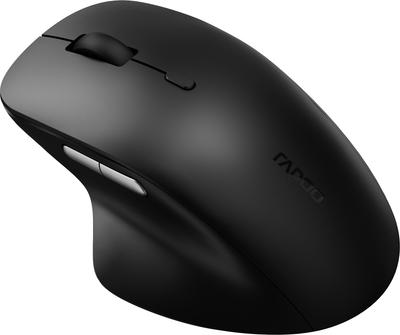 Компьютерная мышь Rapoo M50 plus silent wireless, беспроводная, 2.4GHz/USB, 3200 dpi, 1 AA батарейка, кнопки 4шт. Black