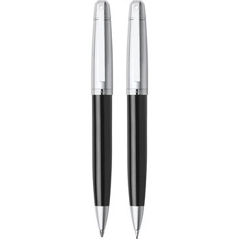 Набор Sheaffer Gift Collection 500 Chrome/Glossy Black CT (шариковая ручка + карандаш)