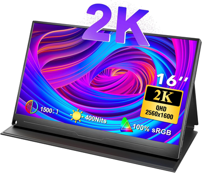 Монитор портативный 16" Uperfect HU-XI-201 2K IPS 60 Гц Б/В