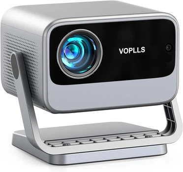 Розумний проектор VOPLLS M10 з Netflix Official & Dolby Audio, Автофокус, Трапецеїдальна корекція, 25000 Лм, 4K підтримка, WiFi6 Bluetooth Full HD 1080P