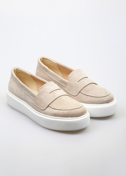 Слипоны Maxmillien 38 Серо-бежевый (MAX-122-zbe-l15-Gray-beige)