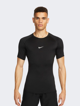 Футболка спортивна довга чоловіча Nike M Np Df Tight Top Ss FB7932-010 2XL Чорна (196608740209)