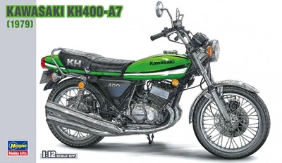 Збірна модель 1/12 Мотоцикл Kawasaki KH400-A7 (1979) Hasegawa 21506