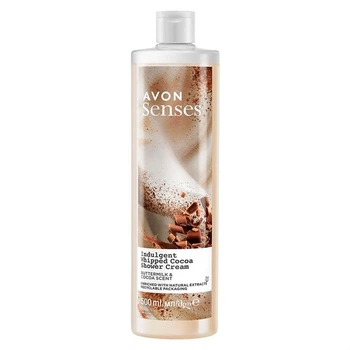 Крем-гель для душу з ароматом вершків і какао avon 500 мл