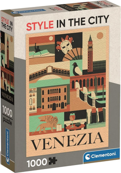 Puzzle Clementoni Style in the City: Venezia 1000 elementów 39846 (8005125398461)