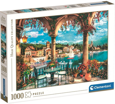 Puzzle Clementoni High Quality Balcony View of Lake Como 1000 elementów 39880 (8005125398805)