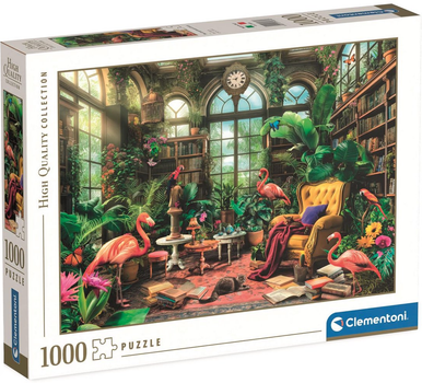 Puzzle Clementoni High Quality The Greenhouse Library 1000 elementów 39889 (8005125398898)