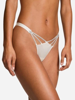 Трусики стрінги жіночі Victoria's Secret Starstruck Shine 26926282 M Сірі (2163389432582)