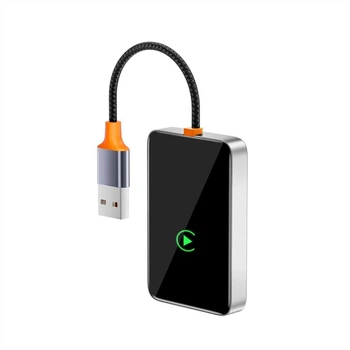 Автодержатель с беспроводной зарядкой Wiwu Car Play Wireless adapter Wi-CP001 with MagSafe для Apple iPhone Black