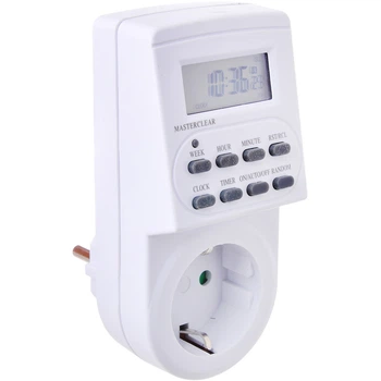 Розетка с таймером недельная Feron 3500W/16A (недельная) ТМ22/61925