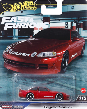 Pojazd Mattel Hot Wheels Premium Fast & Furious Toyota Soarer 2/5 1:64 HRT95 (0194735185764)