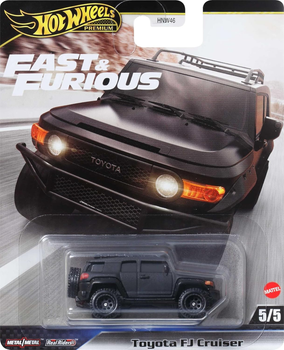 Pojazd Mattel Hot Wheels Premium Fast & Furious Toyota FJ Cruiser 5/5 1:64 HRT99 (0194735185740)