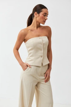 Жилет з відкритими плечима Wear me S Бежевий (6_25_66_10626)