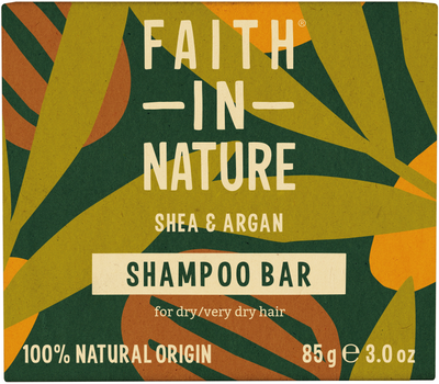 Натуральний твердий шампунь Faith in Nature з Ши та Арганою 85 г (708002307607)