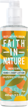 Натуральный лосьон для рук и тела Faith in Nature с грейпфрутом и апельсином 400 мл (708002401657)