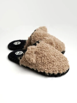 Домашние тапочки Family Story Teddy с ушками Карамельный 40-41 (n0902-41f)