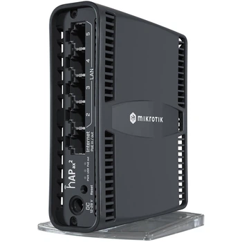 Бездротовий маршрутизатор MikroTik hAP AX2 (C52iG-5HaxD2HaxD-TC)