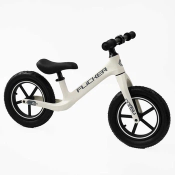Детский велобег Corso 12" FL-0632-14 нейлоновая рама, колеса 12" Белый