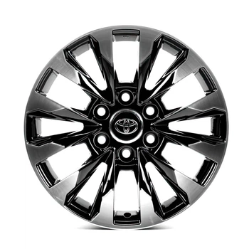 Литые диски Replica Toyota (TY880) R18 W8 PCD6x139.7 ET25 DIA106.1 (black machined face)