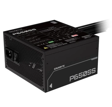 Блок живлення 650 Вт, Gigabyte P650SS, Black, 80+ Silver, Active PFC, 12 см, 3xMolex / 5xSATA / 2x6+2-pin / 1x20+4-pin / 2x4+4-pin, захист OVP/OPP/SCP/UVP/OCP/OTP (GP-P650SS)