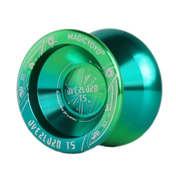 Металлическое йойо Magicyoyo T5 Зелено-Голубой FADE
