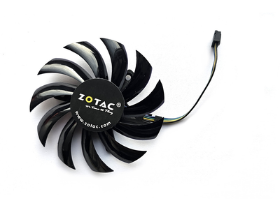 Вентилятор Everflow для видеокарты Zotac 75 мм T128010SM (FD7010H12S T128010SH GA81O2U GA81S2U) (№31.1)