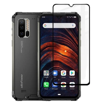 Защитное стекло Fiji Premium для Ulefone Armor 7 полная проклейка Anti-Static черный