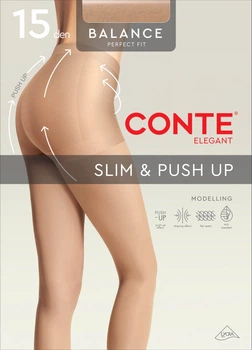 Колготы 15 Den женские Conte 24С-103С 2 р Nero (5904988526253)