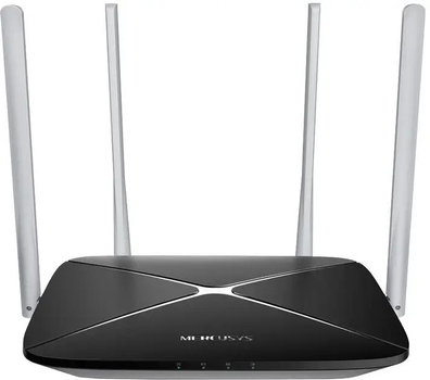 Маршрутизатор Mercusys AC12 AC1200 двухдиапазонный WiFi 2.4+5ГГц