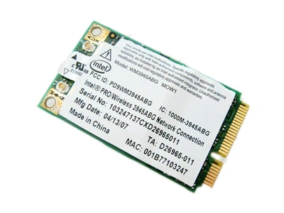 WIFI Модуль Anatel WM3945ABG (54 Mbps, mini PCI-E, 2.4 GHz) Б/У