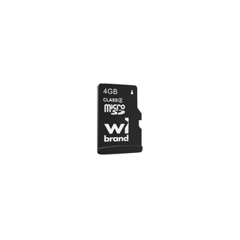 Карта памяти microSDHC Wibrand 4Gb class 4 WICDC4/4GB