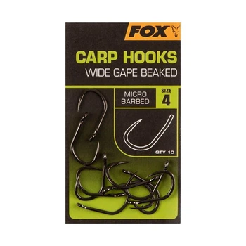 Карповий гачок Fox Carp Hooks Wide Gape, Size 4,CHK228