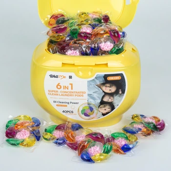 Капсулы для стирки WellMe Baby 6в1 40шт