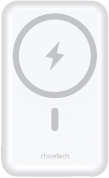 УМБ Choetech Magnetic Wireless 10000mAh 20W PD QC3.0 White (B663-ACWH)