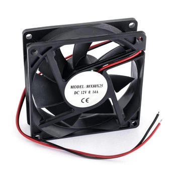 Вентилятор 80x80x25, 12V (GT2-7013 12VDC) Global Tone