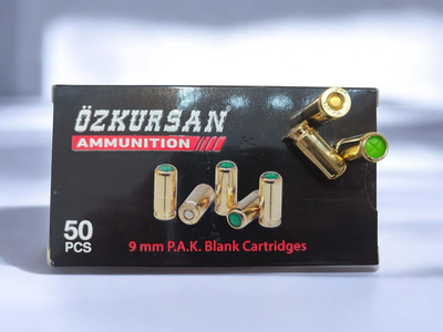 Пістолетні холості патрони Ozkursan 50 шт 9 мм