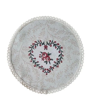Гобеленова серветка ПРОВАНС Курочки кругла, D35см 026067