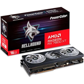 Видеокарта AMD Radeon RX 7800 XT 16GB GDDR6 Hellhound PowerColor (RX 7800 XT 16G-L/OC)