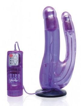 Подвійний страпон Crotchless Vib Double Penetrator (10191000000000000)