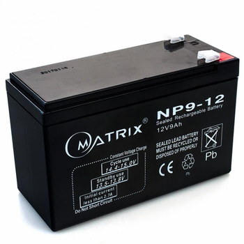 Батарея до ДБЖ Matrix 12V 9AH (NP9-12)
