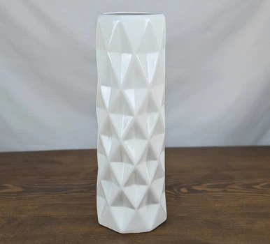 Ваза Nana Ceramics Полли Белая 41 см
