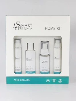 Корегувальний набір Smart4Derma для щоденного догляду за жирною, комбінованою шкірою «Акне Баланс» Acne Balance Home Kit