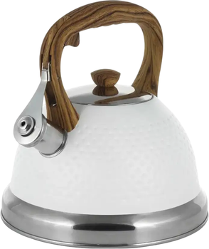 Чайник Ofenbach из нержавеющей стали со свистком и ручкой Soft touch 2.7 л (OF-100305WH)