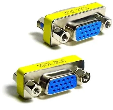 Переходник VGA F&F мама мама HD15 адаптер удлинитель