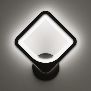 Светильник настенный светодиодный Luminaria TETRA 24W S250 ON / OFF BLACK 220V IP20 (6951427268600)